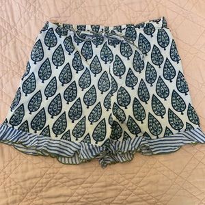 Anokhi koki Girls ruffle shorts